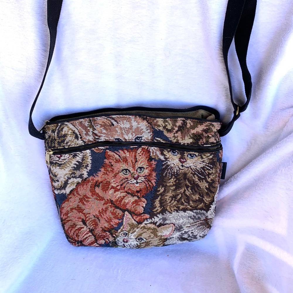 😻A canvass cat purse!